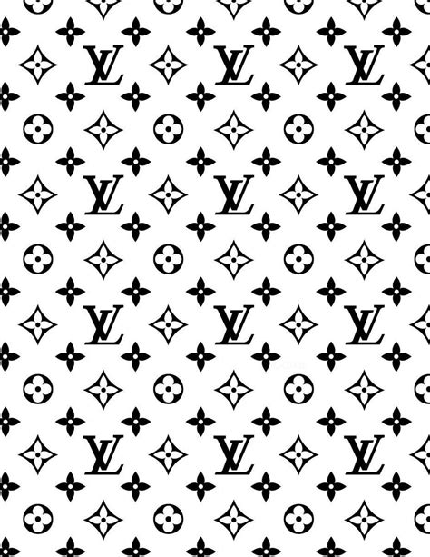 black and white lv logo|louis vuitton monogram logo pattern.